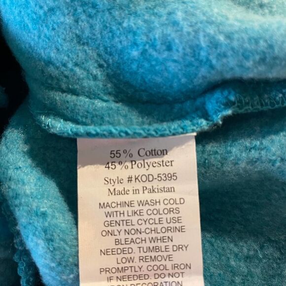 NWT Vintage Havana Turquoise Terry Romper Shorts Youth Large 14 - Picture 8 of 8